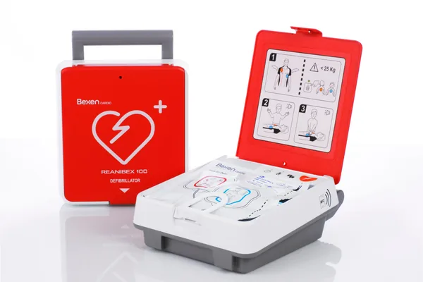 Desfibrilhador semiautomático Reanibex 100 Semi Conectado